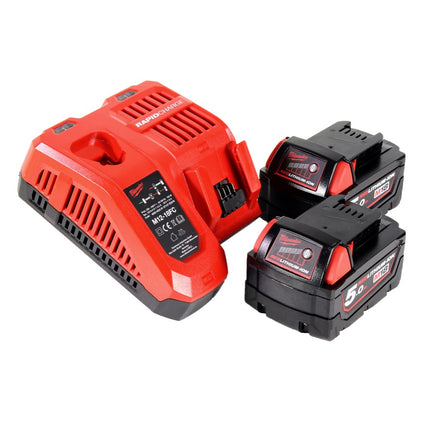 Taladro angular inalámbrico Milwaukee C18 RAD-502FC 18 V 20 Nm + 2x baterías 5,0 Ah + cargador