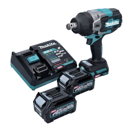 Makita TW 001 GD201 Cordless impact wrench 40 V max. 1800 Nm Brushless XGT + 2x rechargeable battery 2.5 Ah + charger