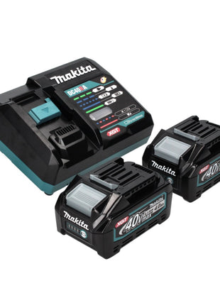 Makita TW 001 GM201 Cordless impact wrench 40 V max. 1800 Nm Brushless XGT + 2x rechargeable battery 4.0 Ah + charger