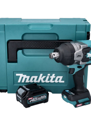 Makita TW 001 GD101 Cordless impact wrench 40 V max. 1800 Nm Brushless XGT + 1x rechargeable battery 2.5 Ah + Makpac - without charger