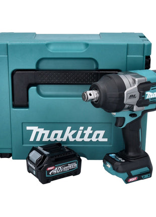 Makita TW 001 GD101 Akumulatorowy klucz udarowy 40 V maks. 1800 Nm bezszczotkowy XGT + 1x akumulator 2,5 Ah + ładowarka + Makpac