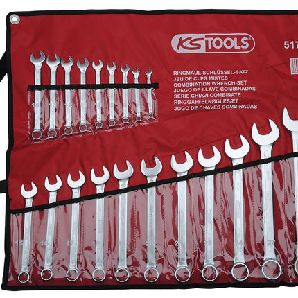 KS TOOLS Ringmaulschlüssel-Satz, abgewinkelt, 21-tlg 6-32mm ( 517.0043 ) - Toolbrothers