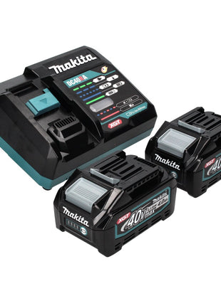 Makita TW 001 GM201 Cordless impact wrench 40 V max. 1800 Nm Brushless XGT + 2x rechargeable battery 4.0 Ah + charger + Makpac