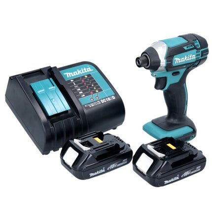 Makita DTD 152 SY cordless impact wrench 18 V 165 Nm + 2x rechargeable battery 1.3 Ah + charger