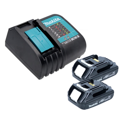 Makita DTD 152 SYJ cordless impact wrench 18 V 165 Nm + 2x rechargeable battery 1.3 Ah + charger + Makpac