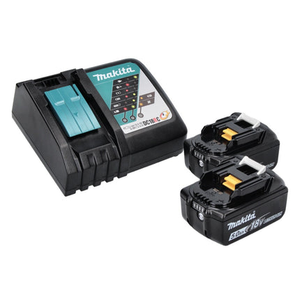 Makita DHP 486 RT cordless impact drill 18 V 130 Nm brushless + 2x rechargeable battery 5.0 Ah + charger