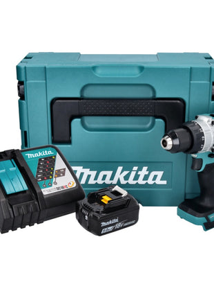 Makita DHP 486 RT1J cordless impact drill 18 V 130 Nm brushless + 1x rechargeable battery 5.0 Ah + charger + Makpac