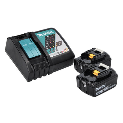 Makita DHP 486 RGJ cordless impact drill 18 V 130 Nm brushless + 2x rechargeable battery 6.0 Ah + charger + Makpac