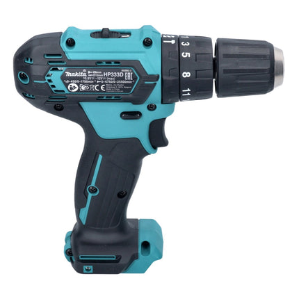 Taladro percutor inalámbrico Makita HP 333 DZ 12 V 30 Nm Solo - sin batería, sin cargador