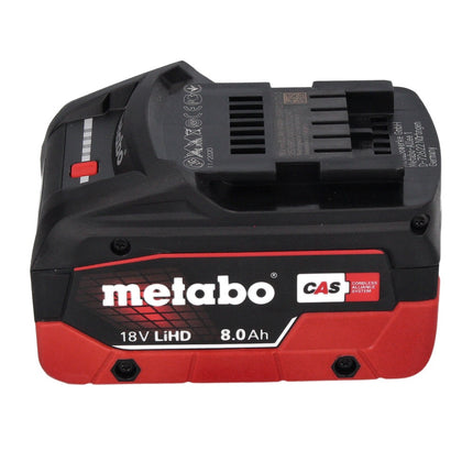 Metabo SXA 18 LTX 125 BL Lijadora excéntrica sin cable 18 V 125 mm sin escobillas + 1x batería 8,0 Ah + metaBOX - sin cargador