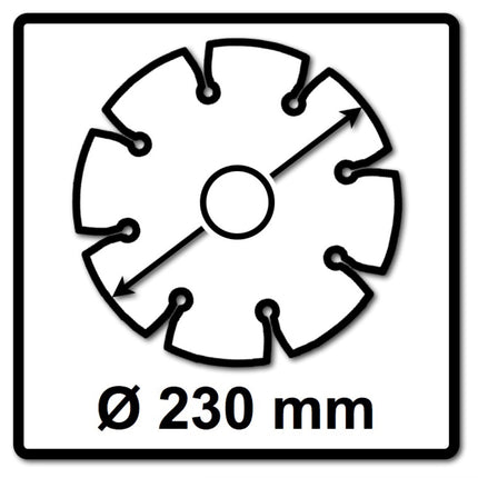 Makita Diamak 230 x 22,32 mm Disque à tronçonner diamant  - 1 pièce (D-61145)