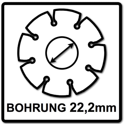 Makita Diamak 230 x 22,23 mm Disque à tronçonner diamant - 10 pièces (D-61145-10) pour pierre, béton