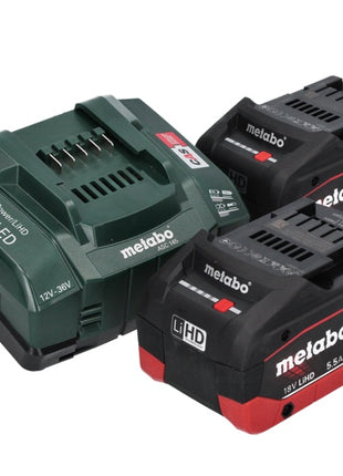 Metabo AS 18 L PC Compact Akku Sauger 18 V 6 l IPX4 Staubklasse L Nass und Trocken + 2x Akku 5,5 Ah + Ladegerät