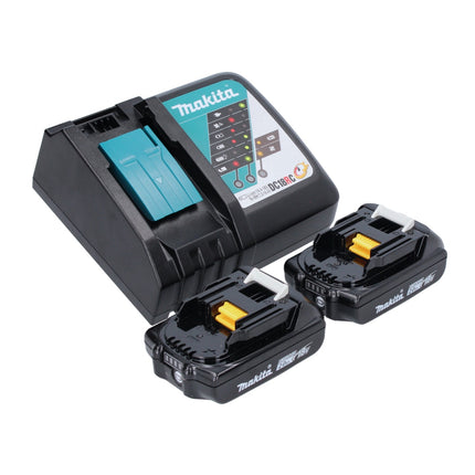 Akumulatorowa gwoździarka stojąca Makita DFN 350 RA 18 V 15 - 35 mm + 2x akumulator 2,0 Ah + ładowarka