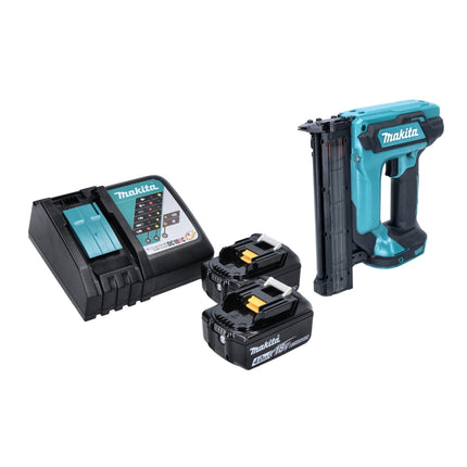 Clavadora vertical sin cable Makita DFN 350 RM 18 V 15 - 35 mm + 2x batería recargable 4,0 Ah + cargador
