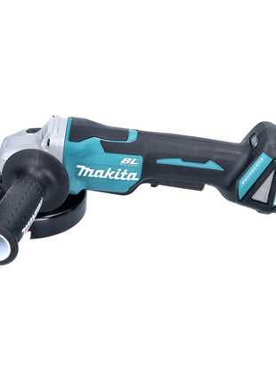 Amoladora angular a batería Makita DGA 515 T1J 18 V 125 mm sin escobillas + 1x batería 5,0 Ah + Makpac - sin cargador