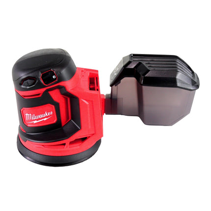 Lijadora excéntrica a batería Milwaukee M18 BOS125-602 FC 18 V 125 mm + 2x baterías 6,0 Ah + cargador