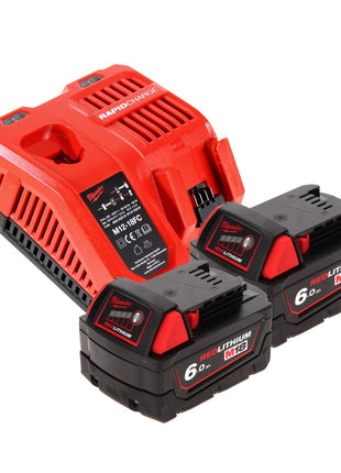 Milwaukee M18 TLED LED Torch + 2x Batteries 6.0 Ah + Charger