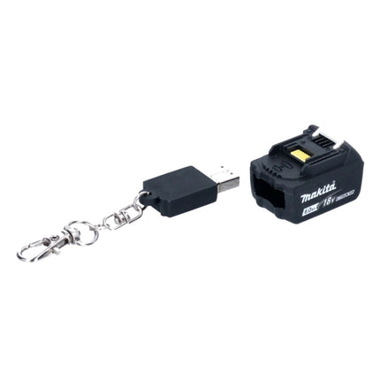 Makita Clé USB 16 Go Clé USB au design de batterie Porte-clés BL 1860 B Makita Merch Article de fan