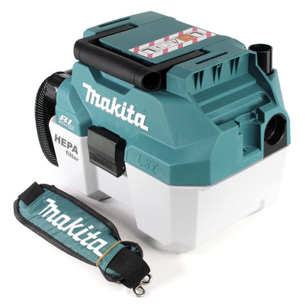 Makita DVC 750 LZX3 Aspiratore a batteria 18 V 7,5 l classe di polvere L Brushless Solo - senza batteria, senza caricabatterie