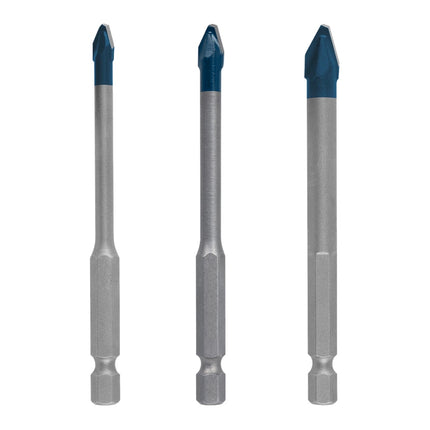 Zestaw wierteł Bosch EXPERT HardCeramic HEX-9 5,0 - 8,0 x 90 mm 3 szt. ( 2608900595 ) Technologia węglikowa