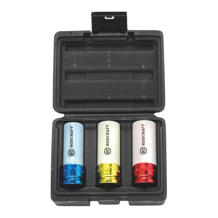 Facom S.209-200PB llave dinamométrica 1/2" 40 - 200 Nm ISO 6789 + juego de vasos Rodcraft RS413WP