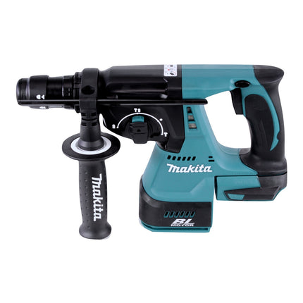 Kit combinado de batería Makita DLX 4104 TJ1 Amoladora angular DGA 513 + taladro percutor DHP 481 + taladro percutor DHR 243 + llave de impacto DTD 153 + 3x baterías 5,0 Ah + cargador + 2x Makpac