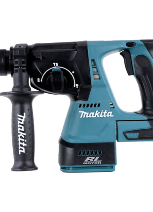 Makita DLX 2372 TJ Kit Combo Marteau perforateur sans fil DHR 242 + Clé à chocs sans fil DTW 300 + 2x batterie 5,0 Ah + chargeur + Makpac