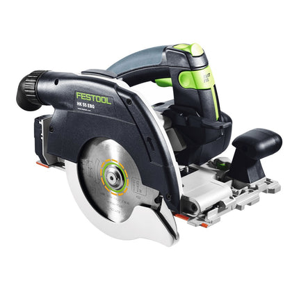 Festool HK 55 EBQ Plus FSK 420 Handkreissäge 1200 W 160 mm ( 576131 ) + Kreissägeblatt + Kappschiene + Systainer - Toolbrothers