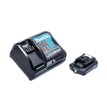 Makita HP 333 DSAW Perceuse à percussion sans fil 12 V 30 Nm blanc + 1x Batterie 2,0 Ah + Chargeur + Valise