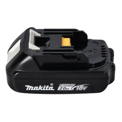 Makita DBO 380 A1J Akku Schwingschleifer 18 V 93 x 185 mm Brushless + 1x Akku 2,0 Ah + Makpac - ohne Ladegerät