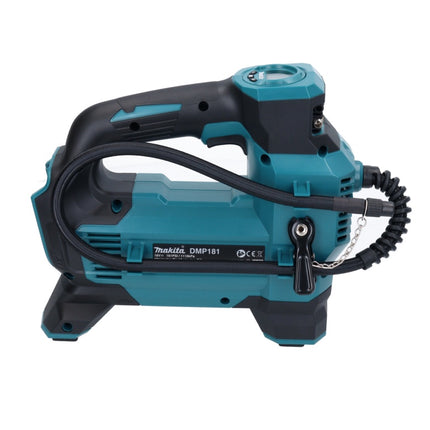 Makita DMP 181 RF Inflator 11,1 bar 18 V + 2x Batteries 3.0Ah + Charger
