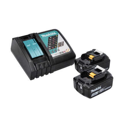 Makita DMP181RTJ Inflator 11.1bar 18V + 2x Batteries 5.0 Ah + Charger + Makpac Case