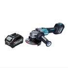 Makita GA 023 GM1 Smerigliatrice angolare a batteria 40 V max. 125 mm Brushless XGT + 1x batteria ricaricabile 4,0 Ah - senza caricabatterie