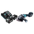 Makita GA 023 GM2 Cordless angle grinder 40 V max. 125 mm Brushless XGT + 2x rechargeable battery 4.0 Ah + charger