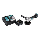 Smerigliatrice angolare a batteria Makita DGA 517 RG1 18 V 125 mm brushless + 1x batteria ricaricabile 6,0 Ah + caricabatterie