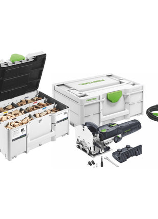 Festool DF 500 Q-Plus Dübelfräse 420 Watt 4 - 10 mm + 1060 tlg. DOMINO Dübel Buche Sortiment + Systainer - Toolbrothers