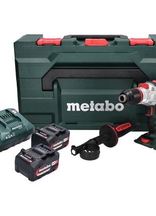 Metabo SB 18 LTX BL I cordless impact drill 18 V 130 Nm brushless ( 602360500 ) + 2x rechargeable battery 4.0 Ah + charger + metaBOX