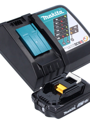 Cortadora rotativa a batería Makita DCO 181 RA1J 18 V 32000 rpm sin escobillas + 1x batería 2,0 Ah + cargador + Makpac