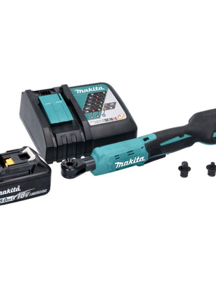 Makita DWR 180 RT1 cordless ratchet screwdriver 18 V 47.5 Nm 1/4" 3/8" + 1x rechargeable battery 5.0 Ah + charger