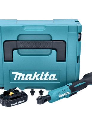 Makita DWR 180 A1J Cordless ratchet screwdriver 18 V 47.5 Nm 1/4" 3/8" + 1x rechargeable battery 2.0 Ah + Makpac - without charger