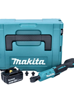 Avvitatore a cricchetto a batteria Makita DWR 180 T1J 18 V 47,5 Nm 1/4" 3/8" + 1x batteria ricaricabile 5,0 Ah + Makpac - senza caricabatterie
