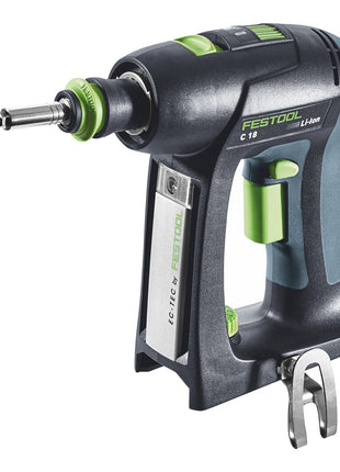 Festool C 18 HPC 4,0 l-Set Akku Bohrschrauber 18 V 45 Nm Brushless ( 576992 ) + 2x Akku 4,0 Ah + Ladegerät + Exzentervorsatz + Winkelvorsatz + Systainer