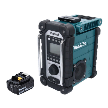 Makita DMR 107 M1 Akku Baustellen Radio 7,2 - 18 V + 1x Akku 4,0 Ah - ohne Ladegerät