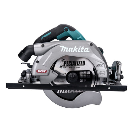 Sierra circular de mano a batería Makita HS 009 GM201 XGT 40 V máx. 235 mm sin escobillas + 2 baterías 4,0 Ah + cargador + estuche