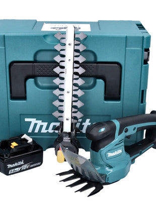 Makita DUM 111 T1XJ Akumulatorowe nożyce do trawy i krzewów 18 V + 1x akumulator 5,0 Ah + Makpac - bez ładowarki