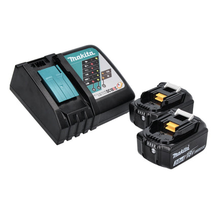Makita DEADML 815 RF LED lámpara de mano sin cable 14,4 - 18 V 160 lm + 2x batería recargable 3,0 Ah + cargador