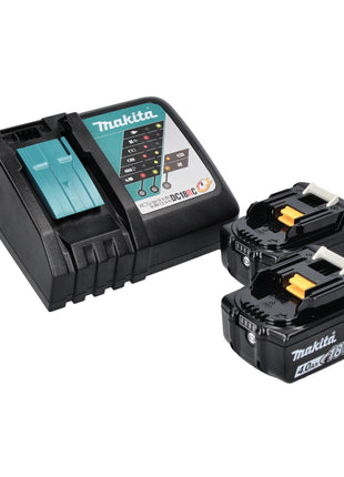 Makita DEADML 815 RM LED cordless hand lamp 14.4 - 18 V 160 lm + 2x rechargeable battery 4.0 Ah + charger