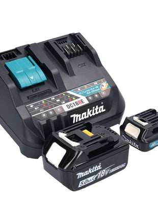 Trapano avvitatore a batteria Makita DF 333 DNX12 12 V 30 Nm + 1x batteria 2,0 Ah + 1x batteria 18 V 5,0 Ah + caricatore + valigetta Makpac