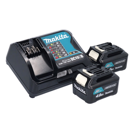 Trapano avvitatore a batteria Makita DF 332 DSME 12 V 35 Nm senza spazzole + 2 batterie da 4,0 Ah + caricabatterie + valigetta
